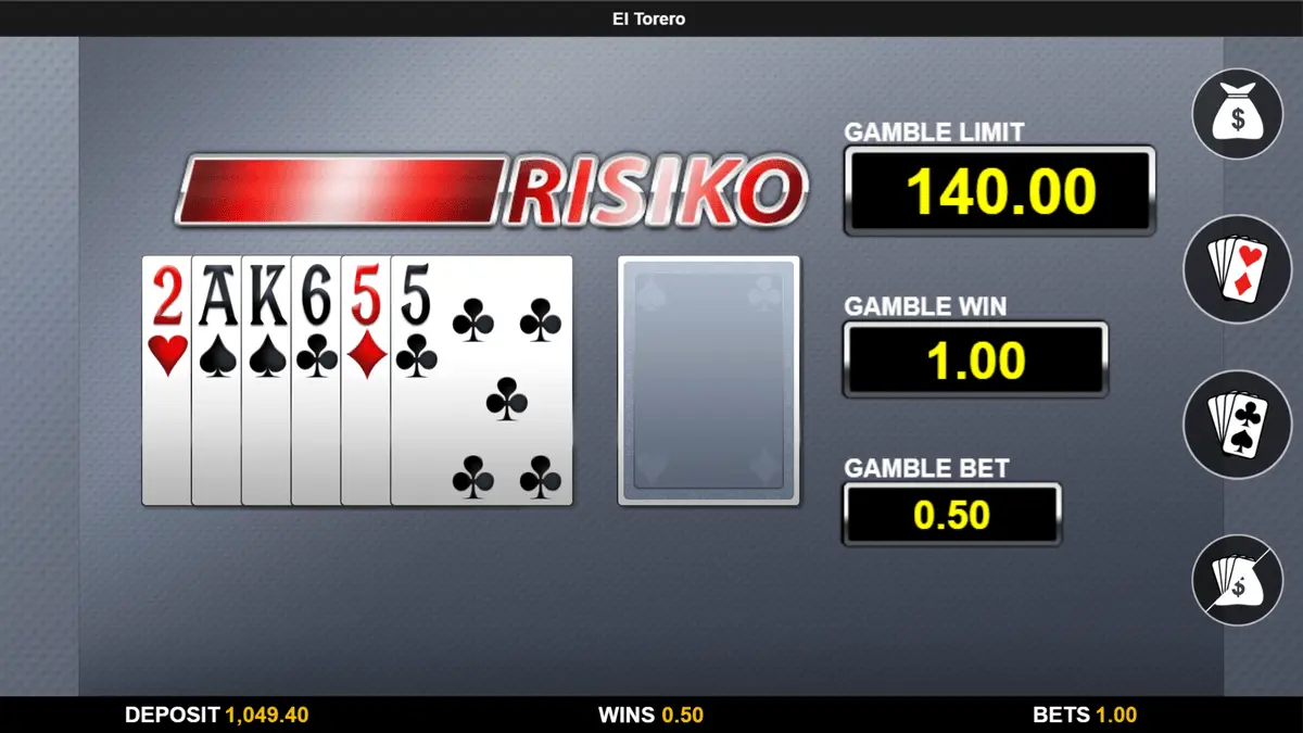 Card Gamble aktiv El Torrero